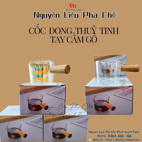 Cốc Rót Sữa Thủy Tinh 75ml 