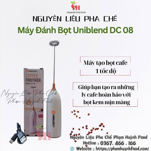 Máy đánh bọt UNI DC-08
