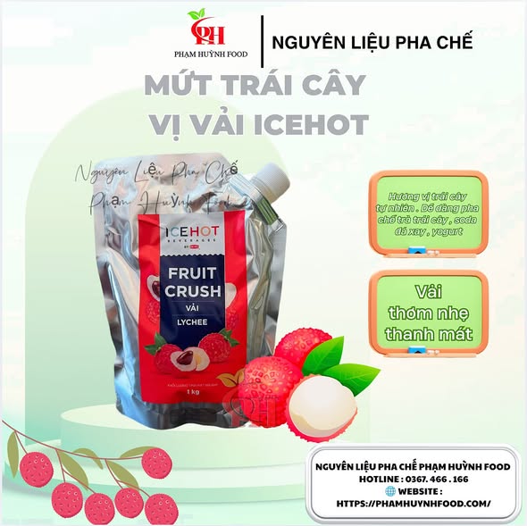 Mứt Icehot Vải 1kg