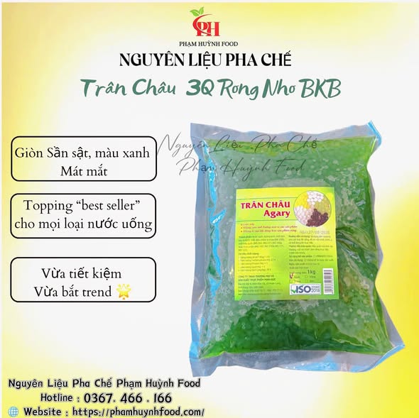 Hạt 3Q Rong Nho BKB 1kg