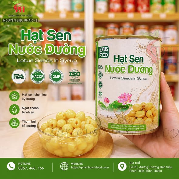 Hạt Sen lon Lotus 600gr