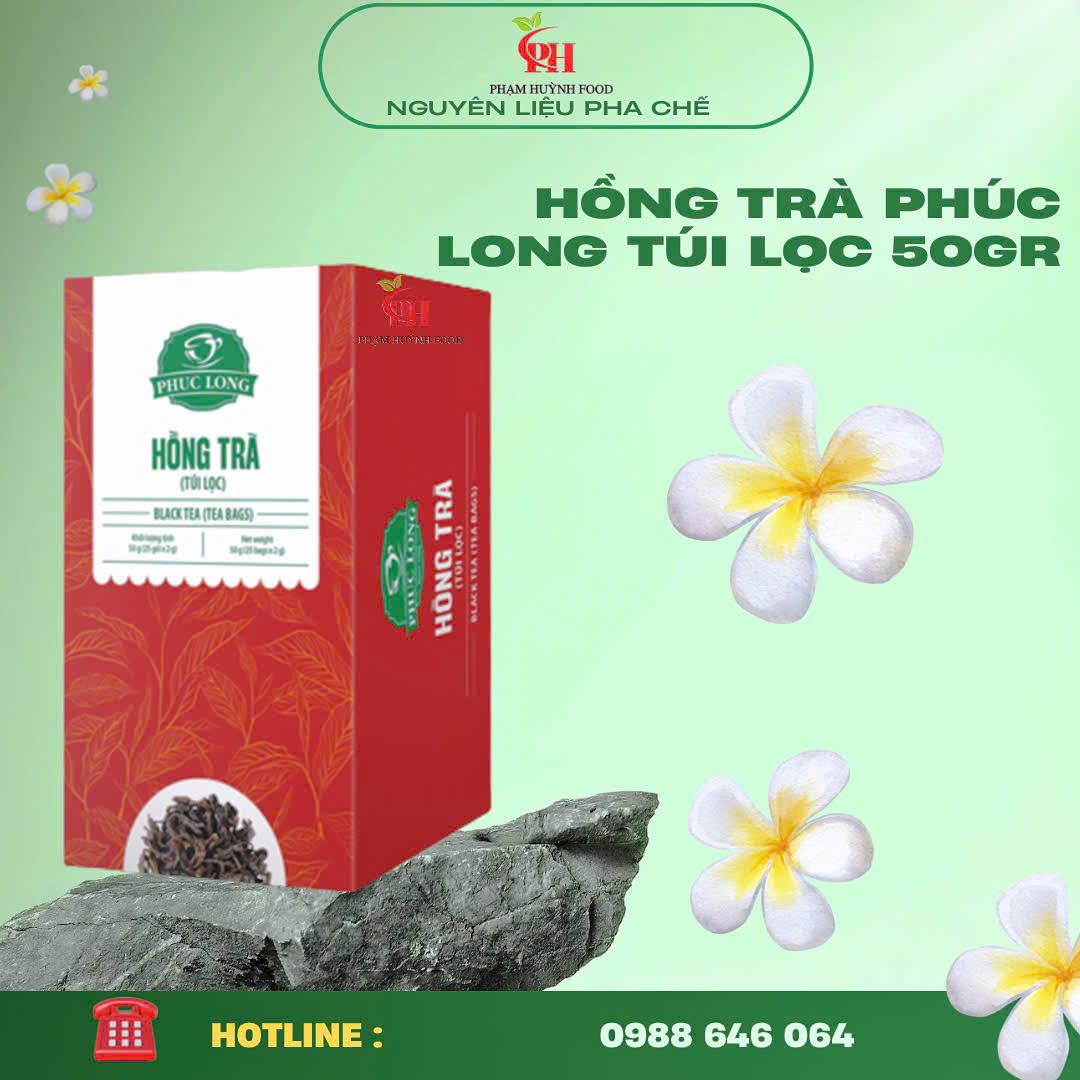 Phúc Long túi lọc Hồng Trà 50g