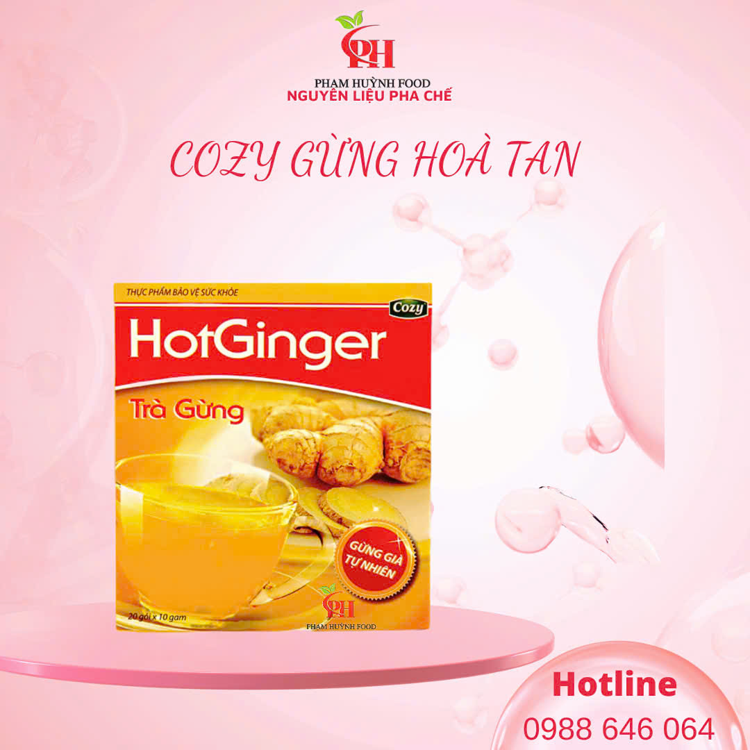 Trà Cozy hòa tan - hương Gừng