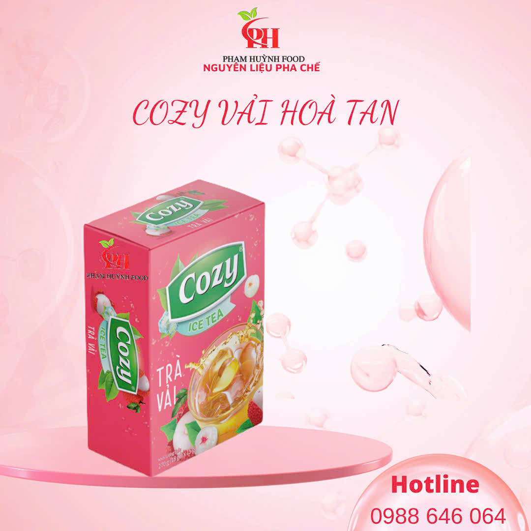 Trà Cozy hòa tan - hương Vải