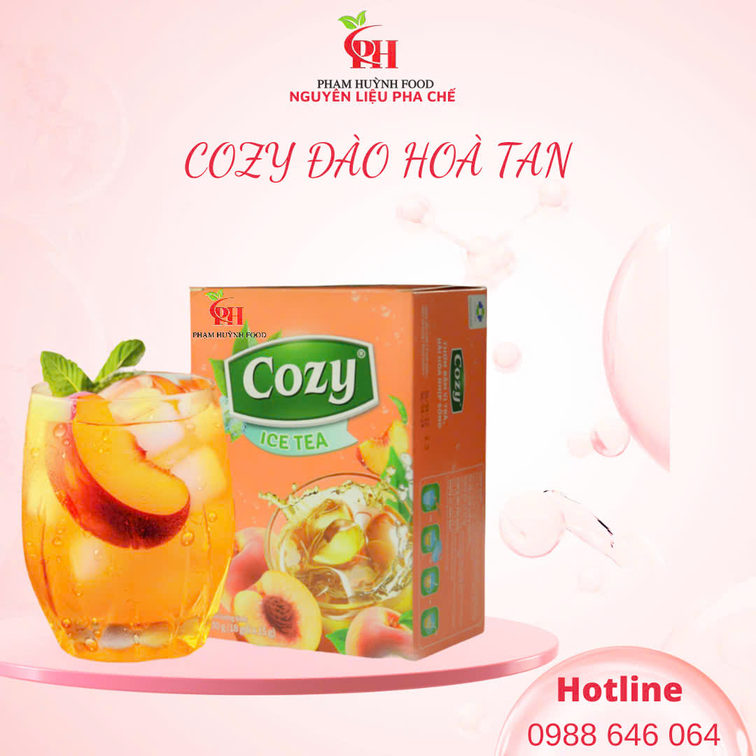 Trà Cozy hòa tan hương Đào 