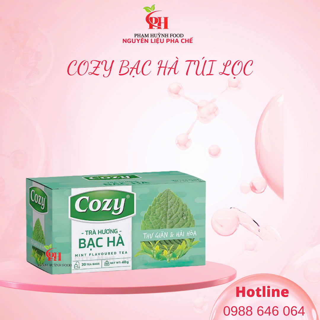 Trà Cozy hương Bạc Hà túi lọc