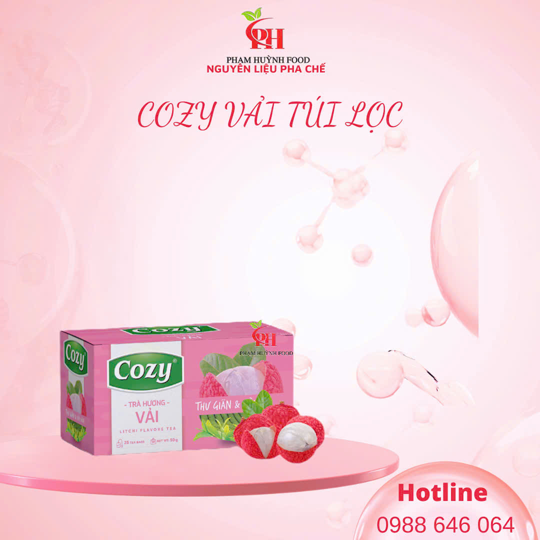 Trà Cozy hương Vải túi lọc