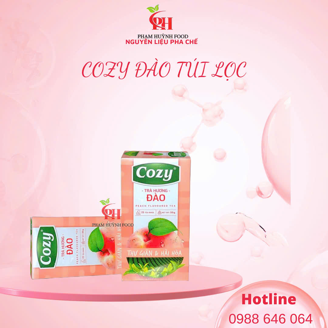 Trà Cozy hương Đào túi lọc 