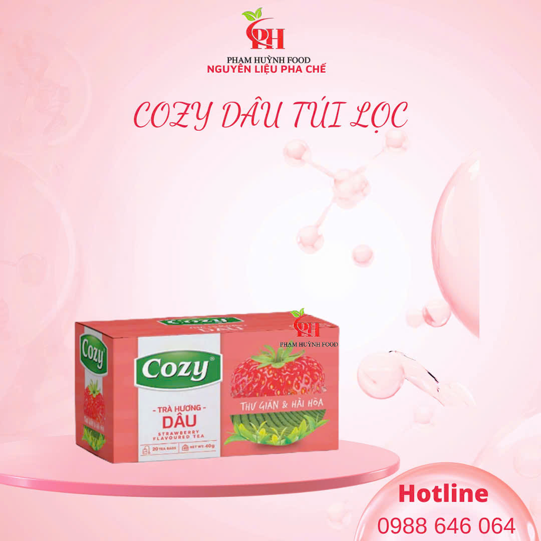 Trà Cozy hương Dâu túi lọc