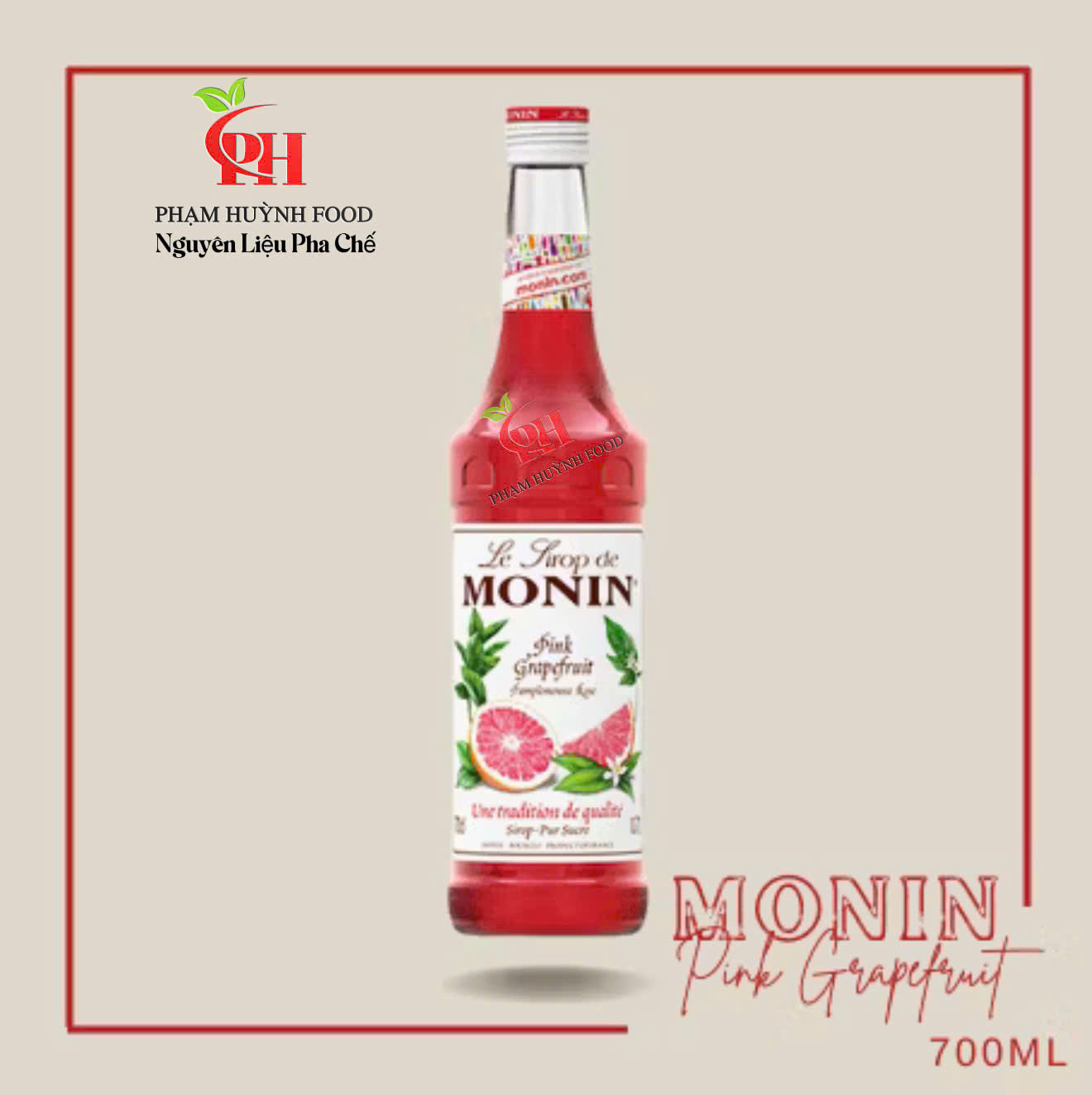 Syrup Monin Bưởi Hồng 750ml