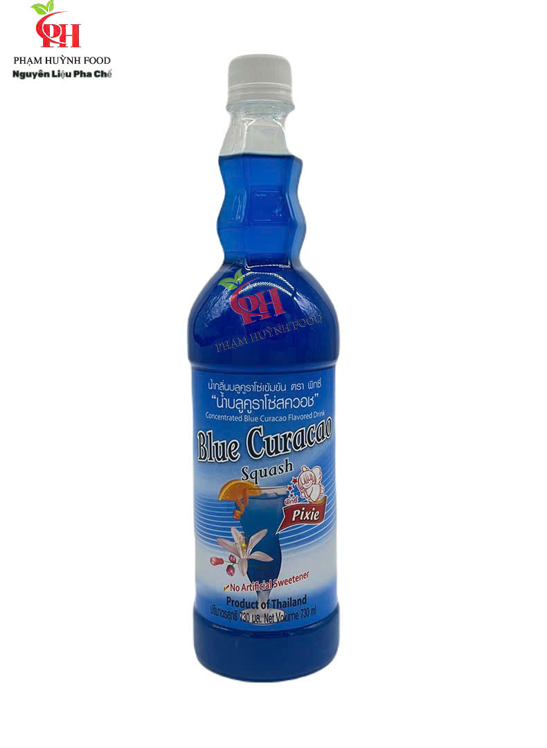 Siro Thái Pixie Vỏ Cam - Blue 730ml