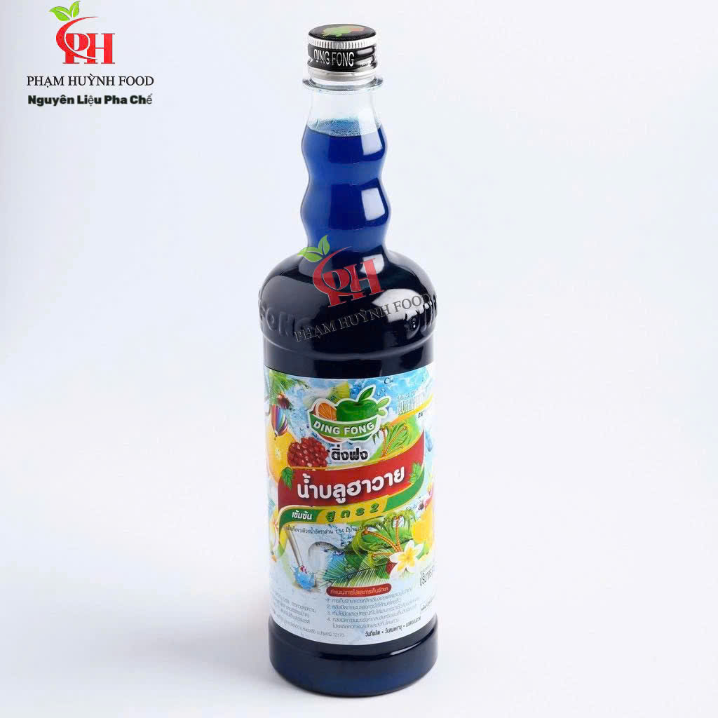 Siro Ding Fong Blue Hawai 760ml