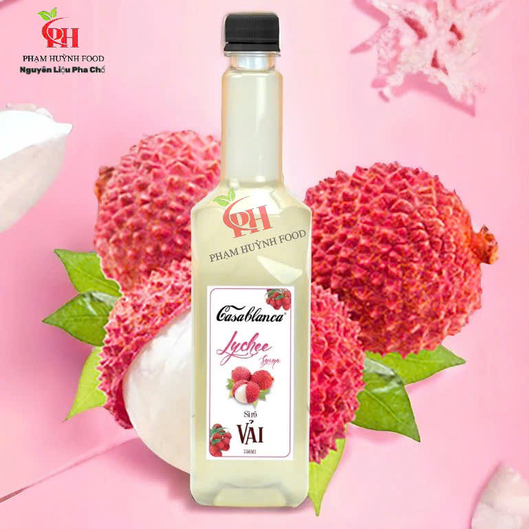 Siro Casablanca Vải 750ml