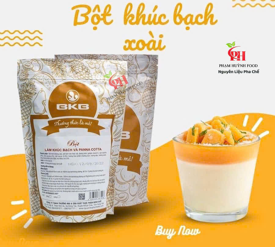 Bột Khúc Bạch BKB hương Xoài 500g