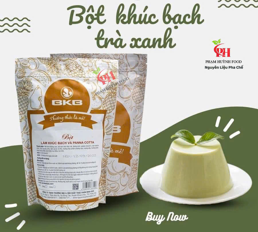 Bột Khúc Bạch BKB hương Matcha 500g