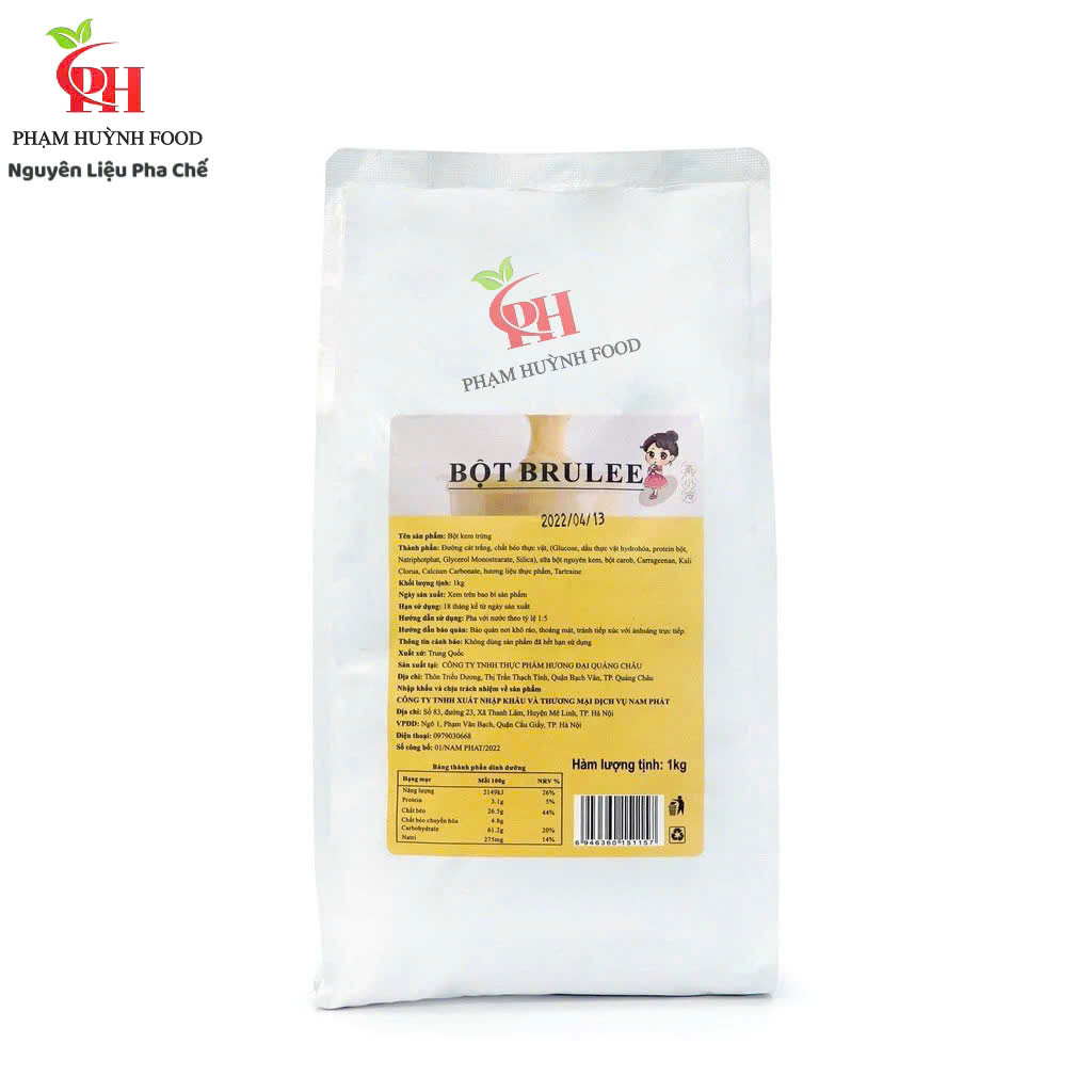 Bột Kem Trứng Xiaka - Tenten 1kg