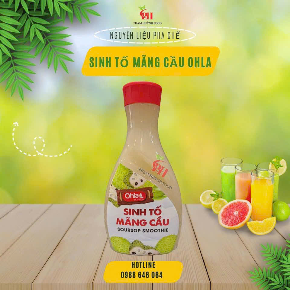 Sinh tố Ohla Mãng Cầu 1L