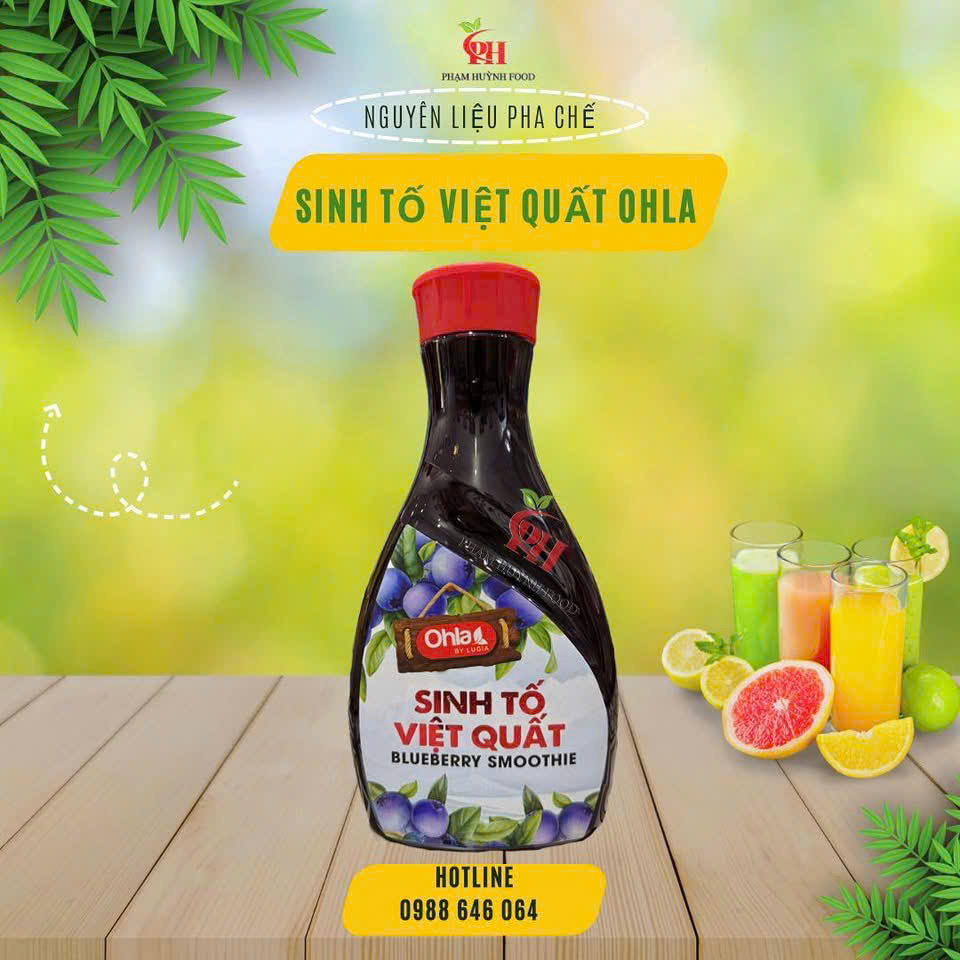 Sinh tố Ohla Việt Quất 1L