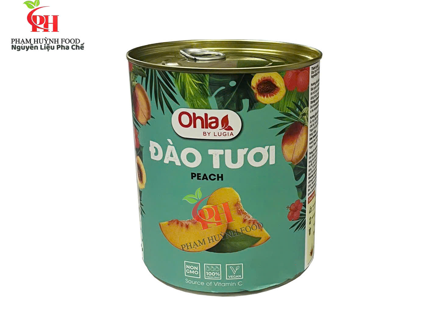 Đào lon cắt lát Ohla 900g