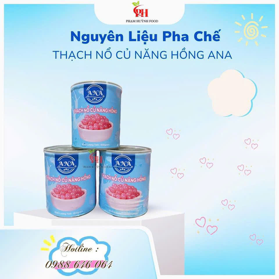 Hạt Nổ Củ Năng ANA - Hồng 900gr