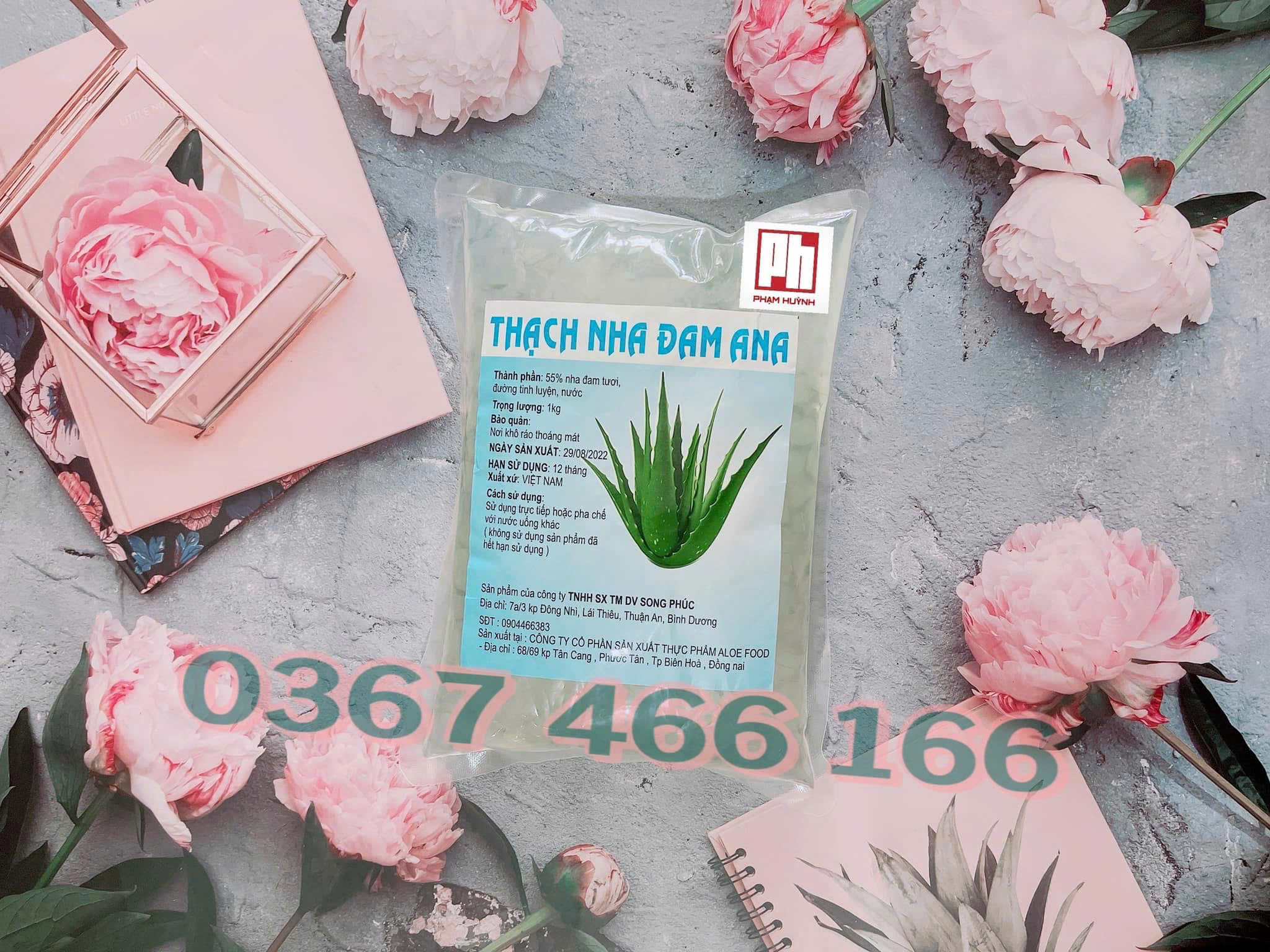 Thạch Nha Đam nguyên vị ANA 1kg