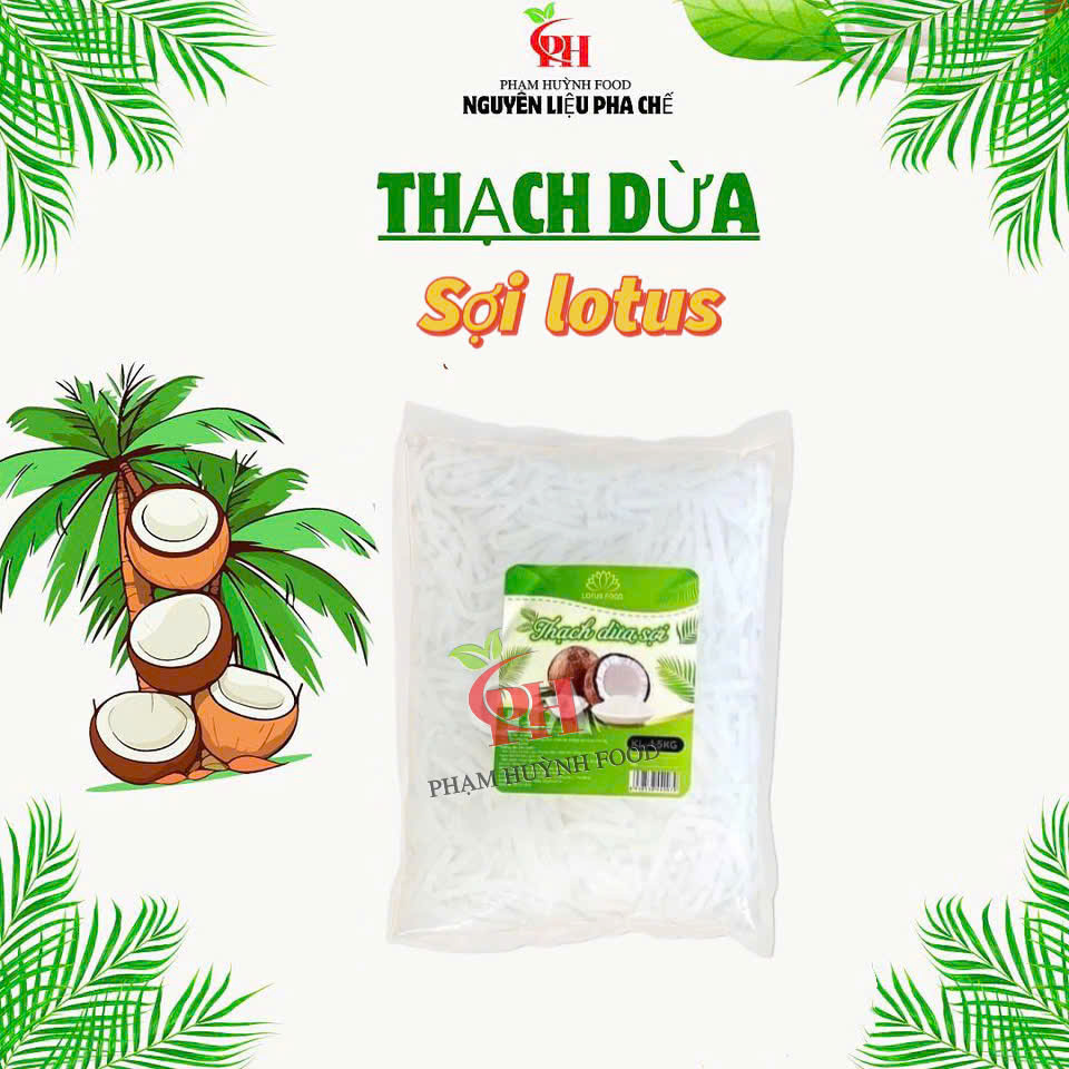 Thạch Dừa Sợi Lotus 1,5kg