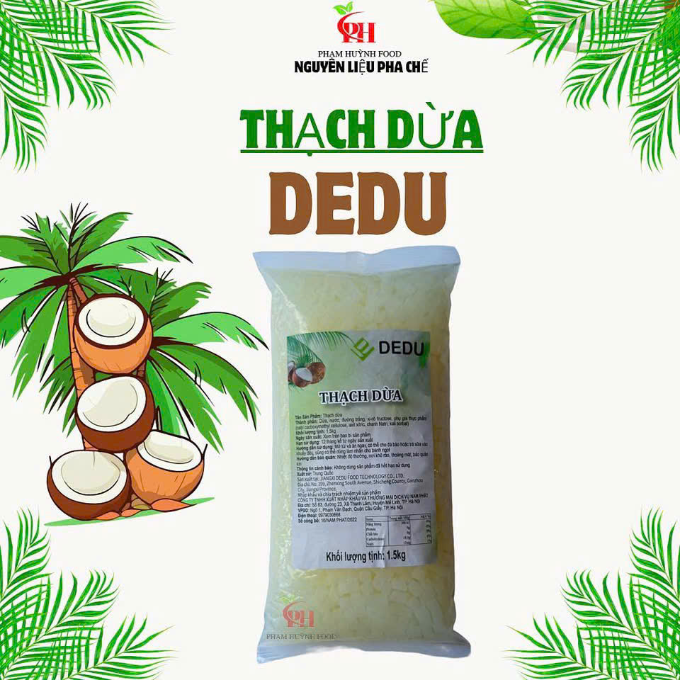 Thạch Dừa Dedu 1,5kg