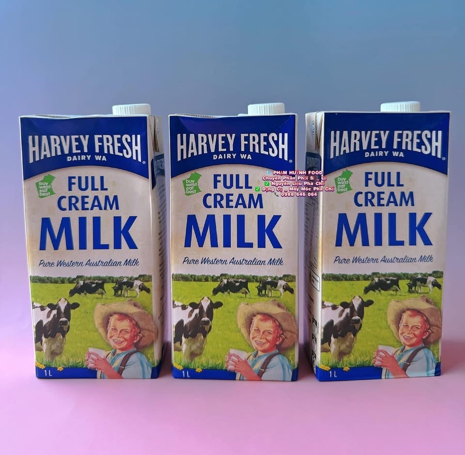 Sữa Tươi Harvey Fresh Full Cream - Úc 1L