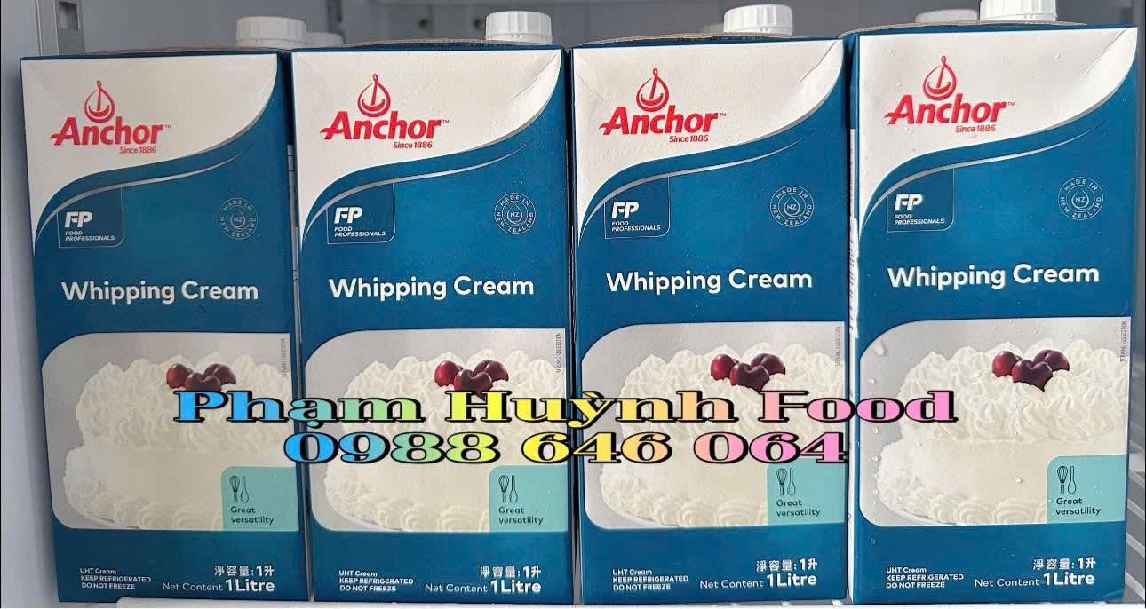 Kem Whipping Cream Anchor 1L