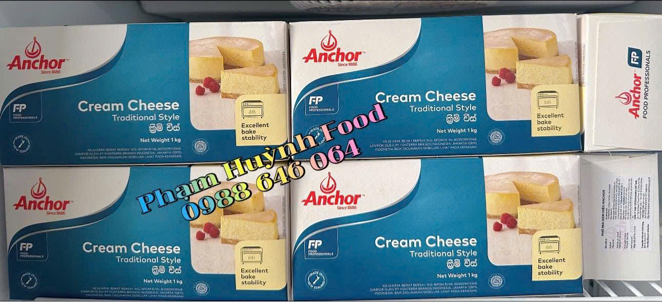 BÁNH PHÔ MAI Anchor Cream Cheese 1kg