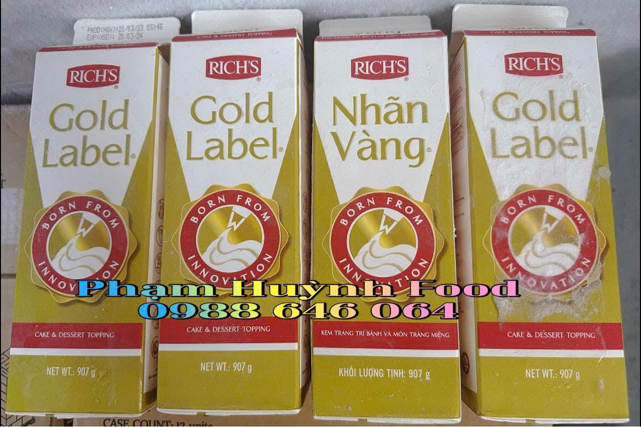 Kem Gold Label Rich Nhãn Vàng 907g