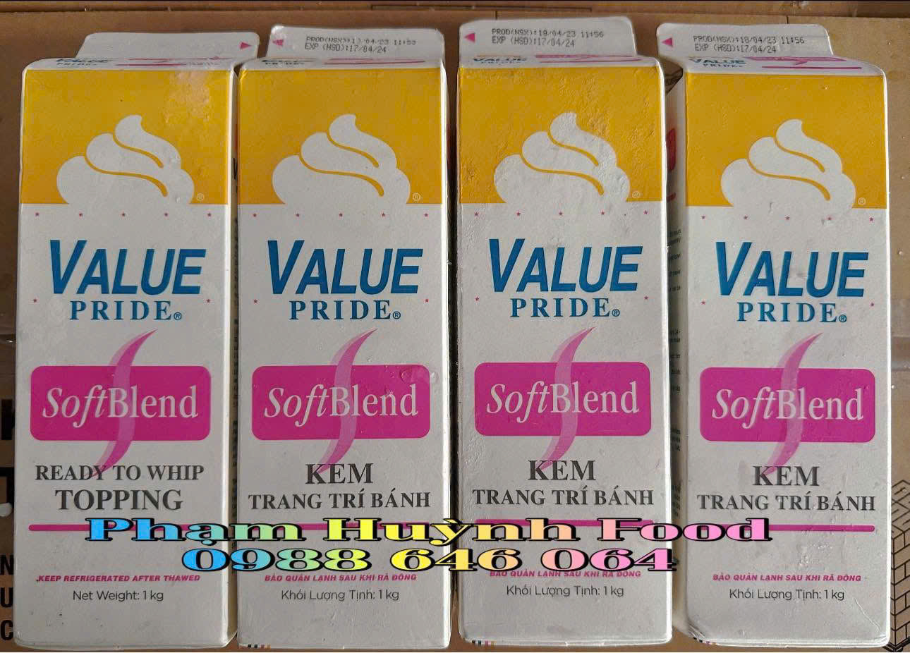 Kem Trang Trí Bánh Value Pride Soft Blend 1kg