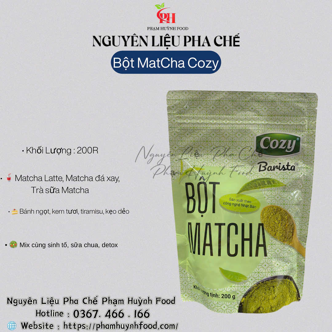 Bột Matcha Cozy 200g