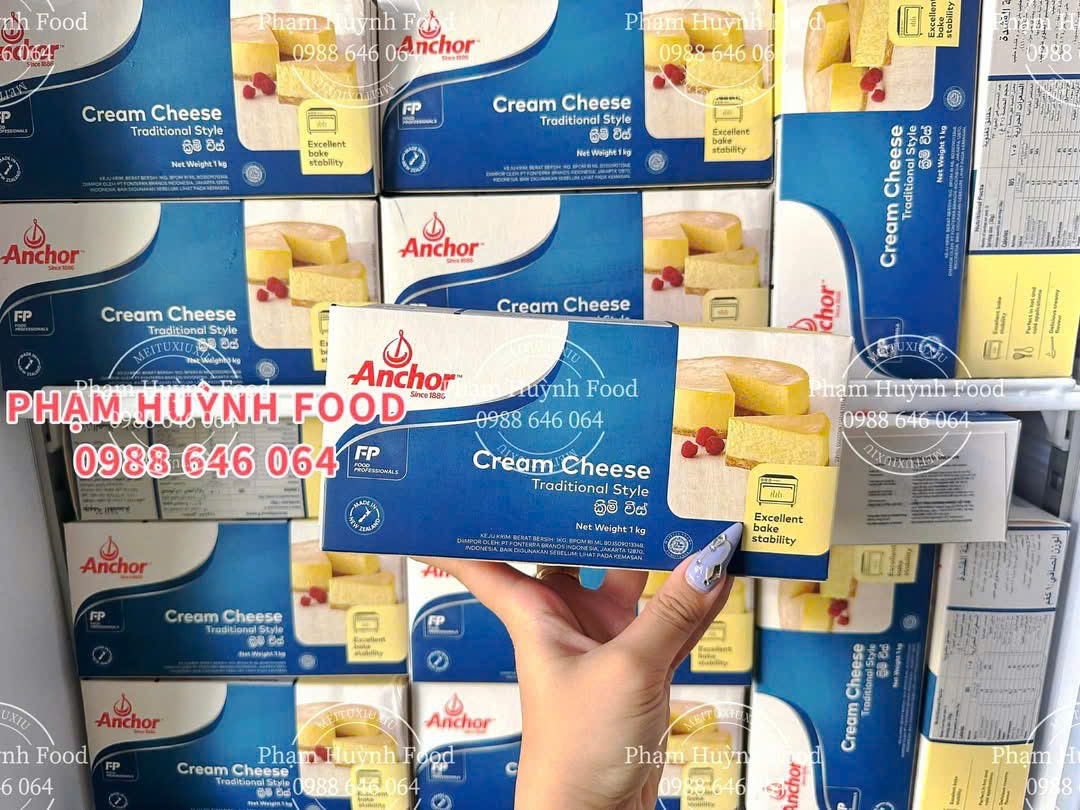 BÁNH PHÔ MAI Anchor Cream Cheese 1kg