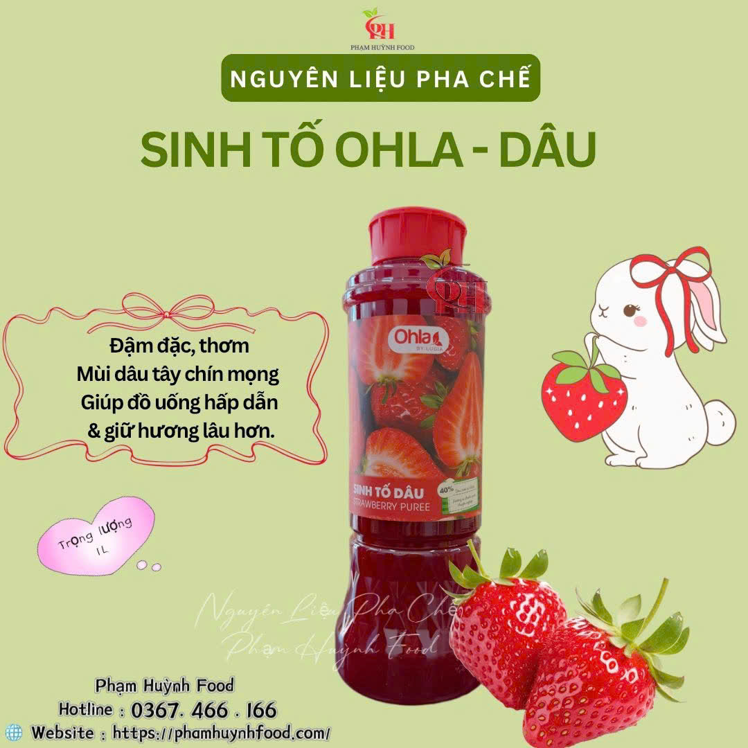 Sinh tố Ohla Dâu1L