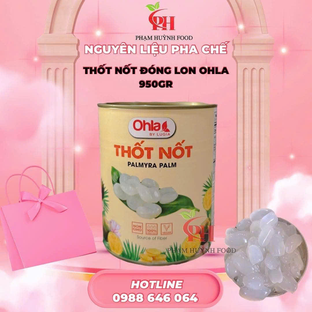 Thốt Nốt Đóng Lon Ohla 950gr