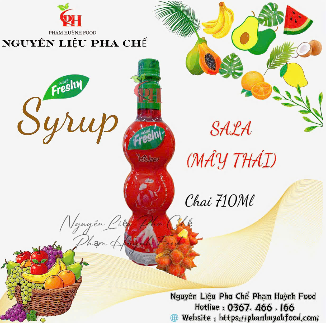 Siro Freshy 710ml - Sala ( Mây Thái)