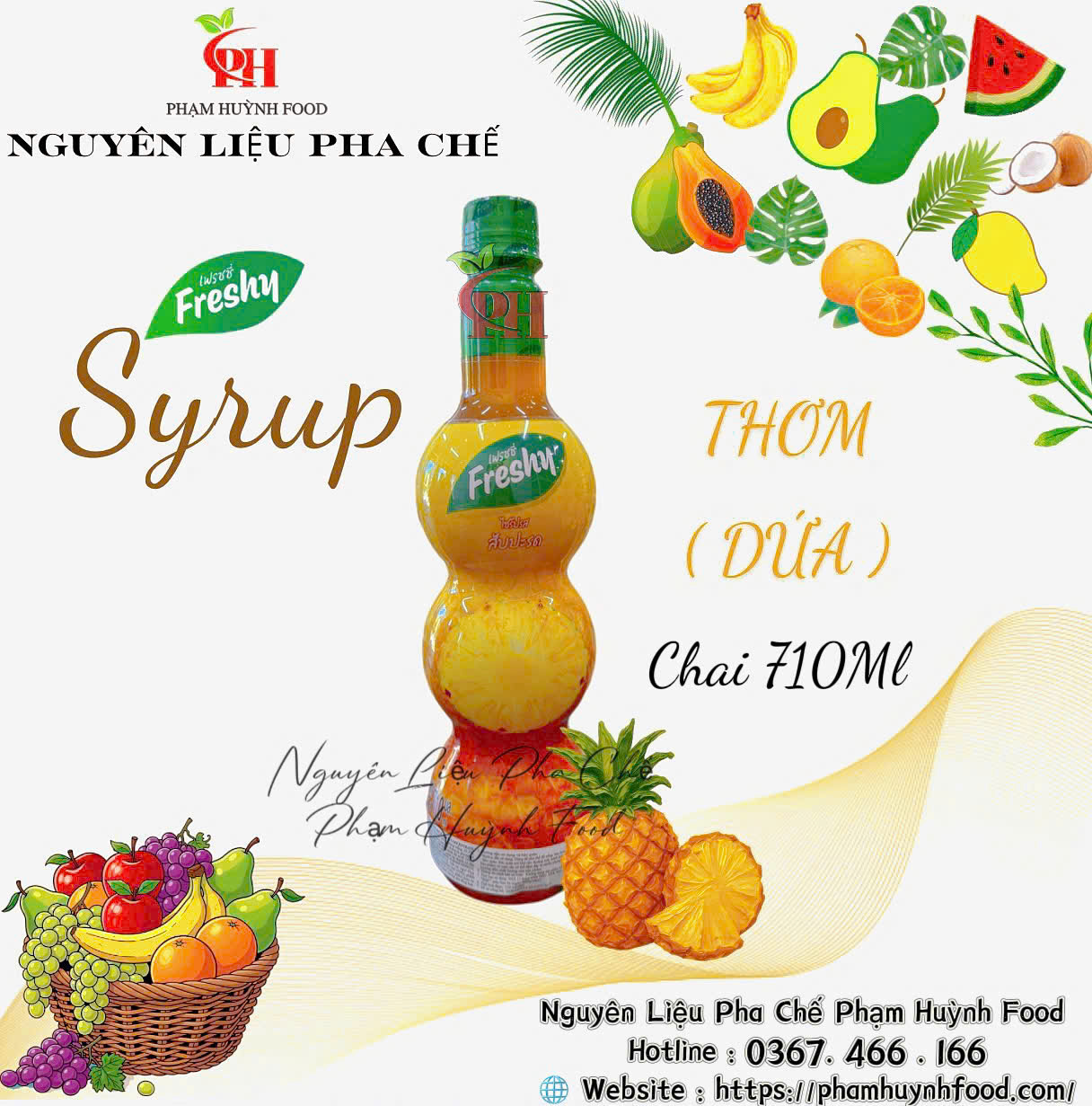 Siro Freshy 710ml - Thơm