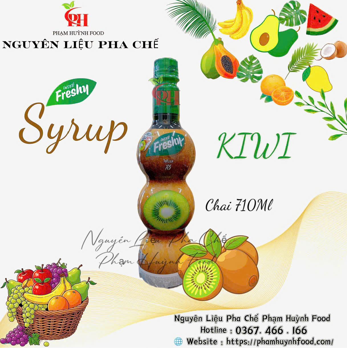 Siro Freshy 710ml - Kiwi