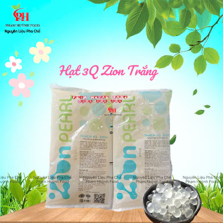 Hạt 3Q ZION Trắng 2kg