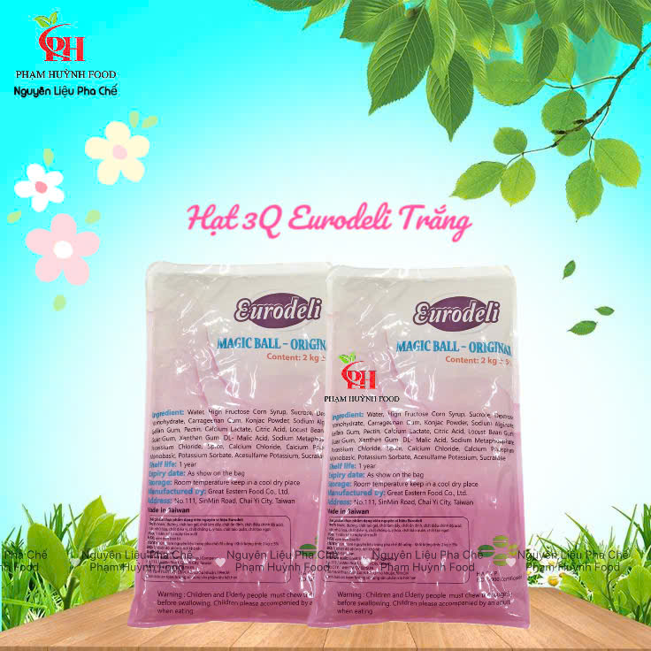 Hạt 3Q Eurodeli Ngọc Trai 2kg - Đài Loan