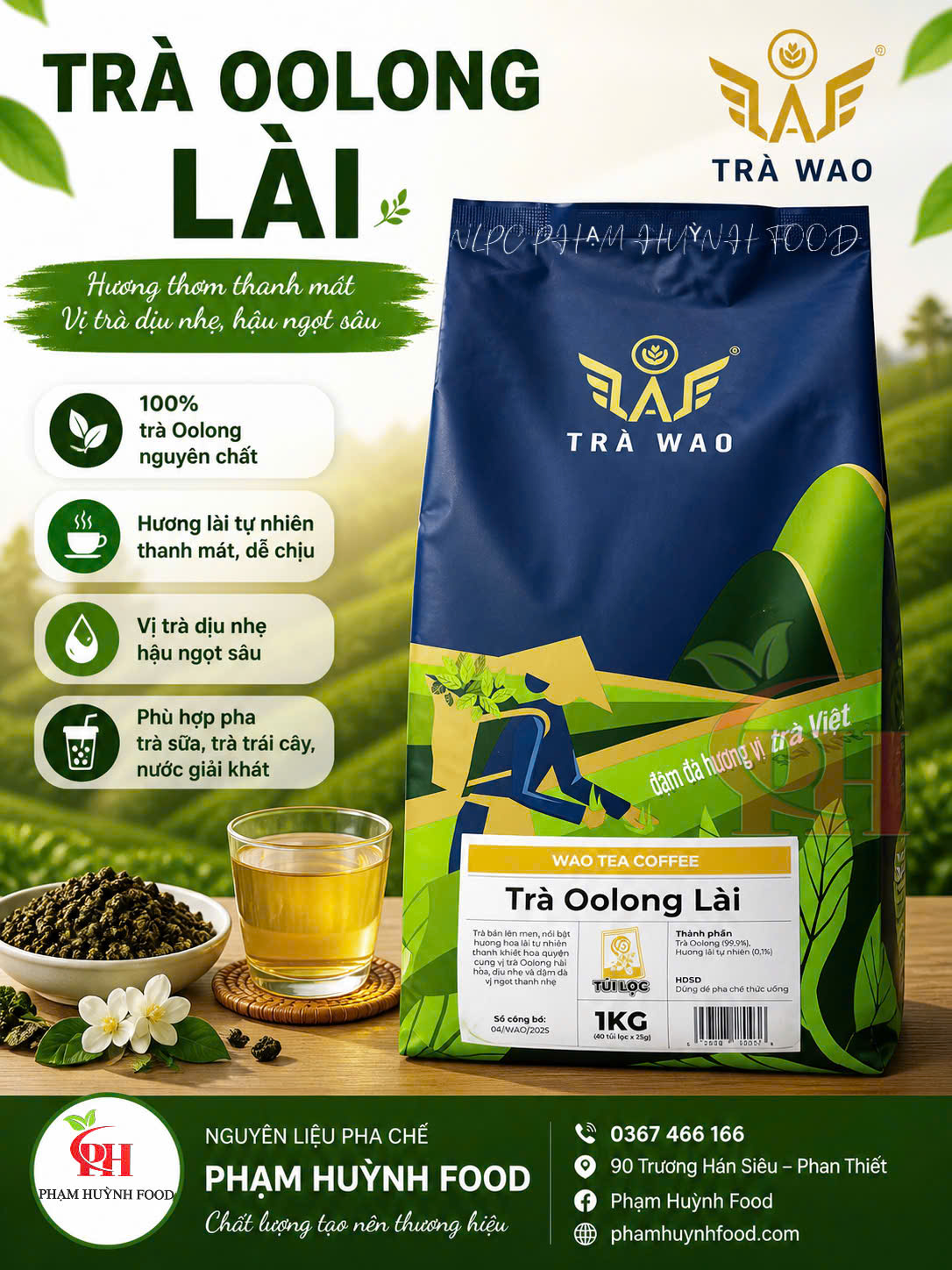 Trà Wao - Oolong Lài 1Kg